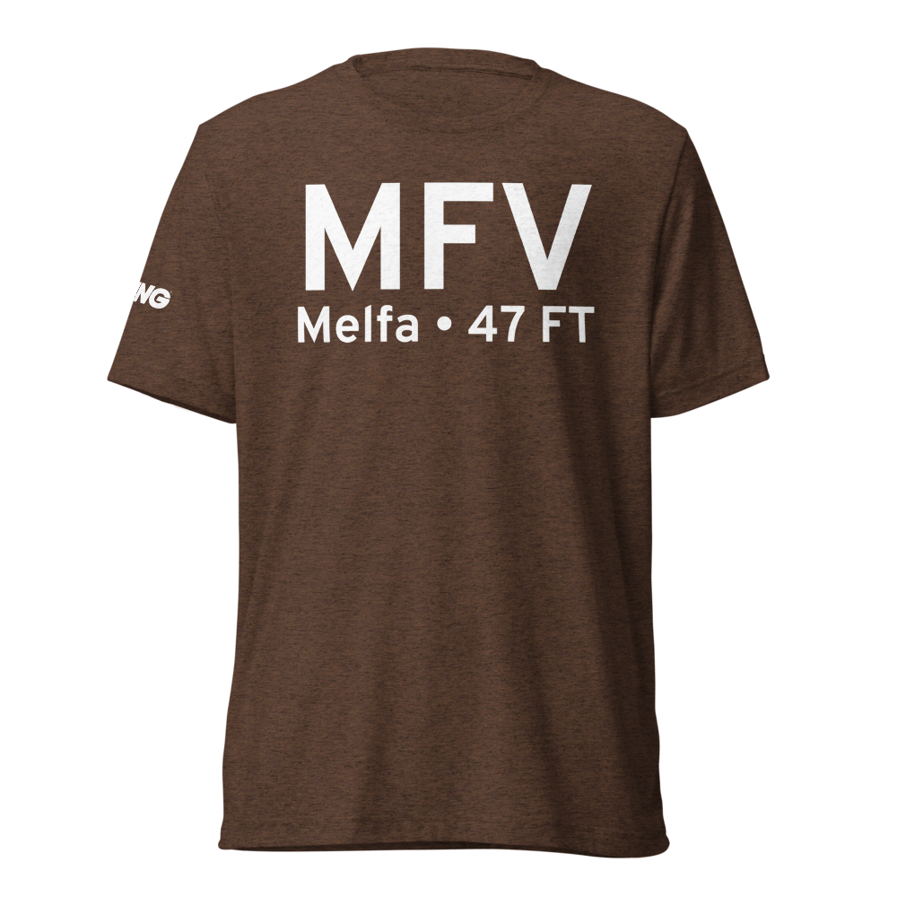 Melfa (KMFV) Airport Tri-blend T-Shirt 