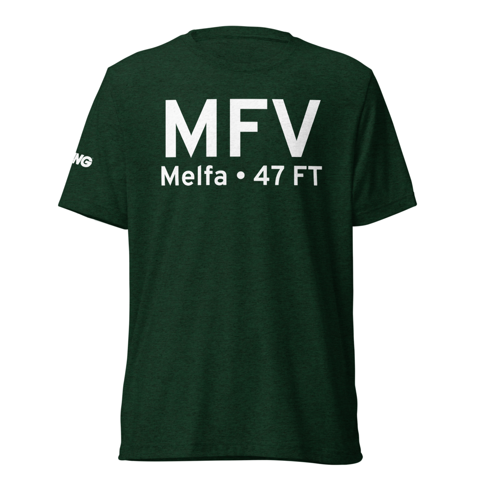 Melfa (KMFV) Airport Tri-blend T-Shirt 