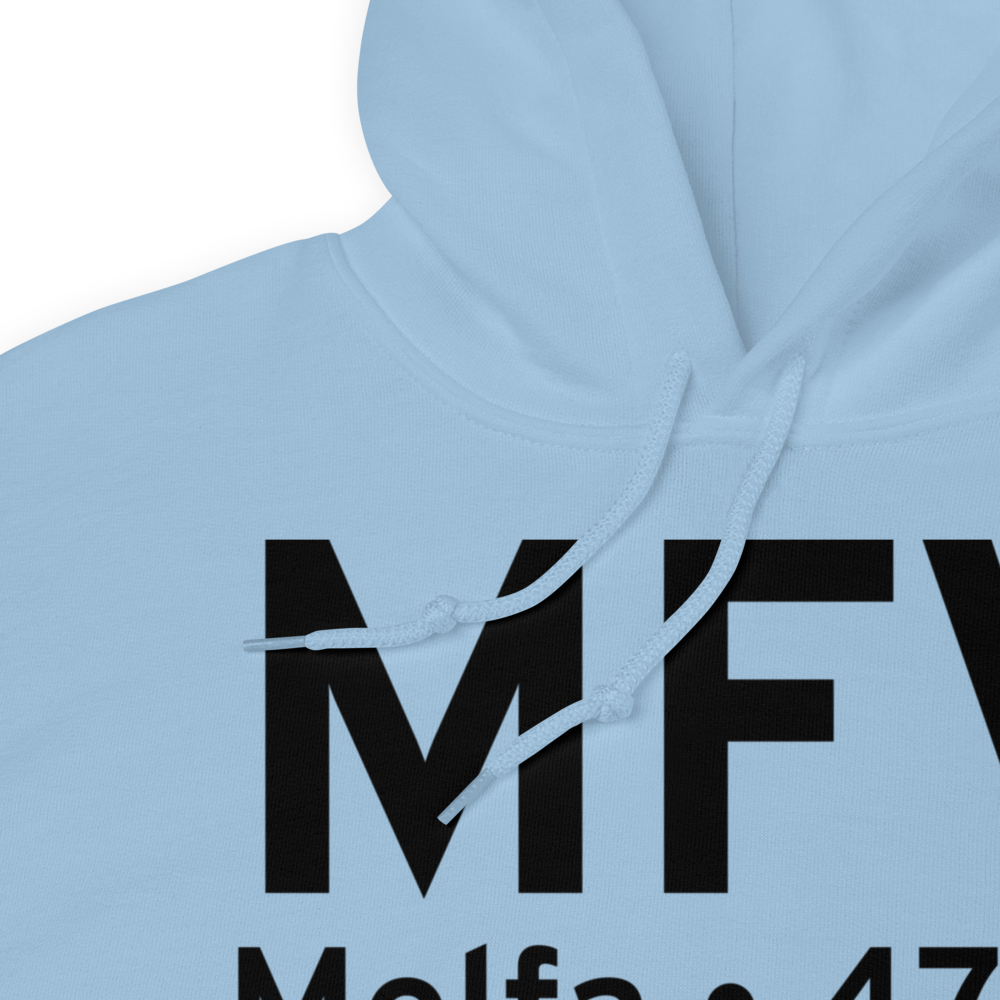 Melfa (KMFV) Airport Hoodie Sweatshirt 