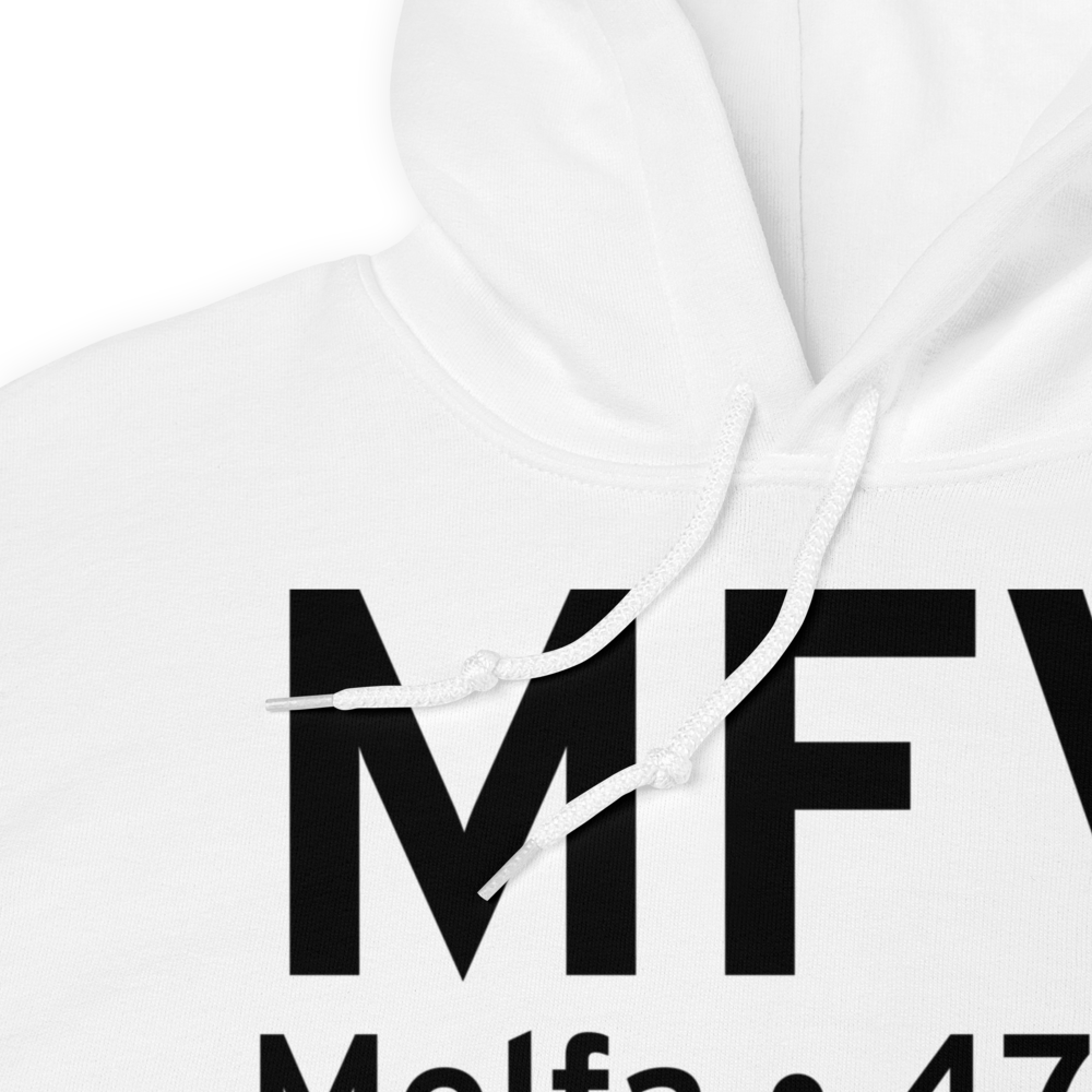 Melfa (KMFV) Airport Hoodie Sweatshirt 