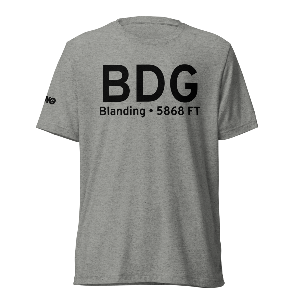 Blanding (KBDG) Airport Tri-blend T-Shirt 