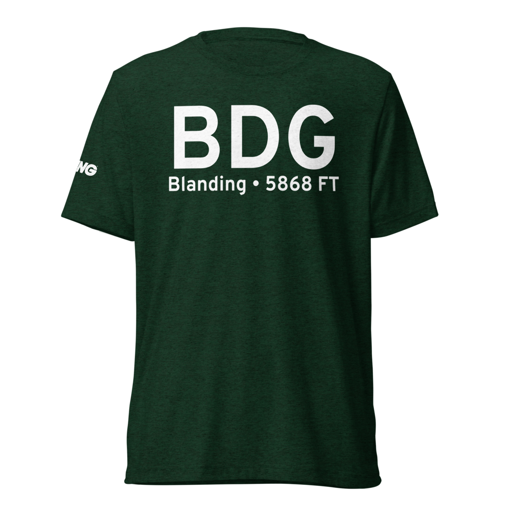 Blanding (KBDG) Airport Tri-blend T-Shirt 