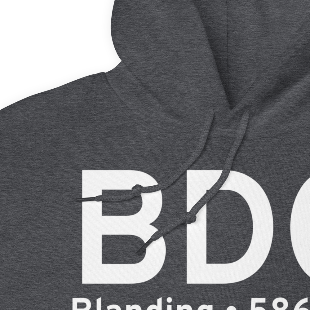 Blanding (KBDG) Airport Hoodie Sweatshirt 
