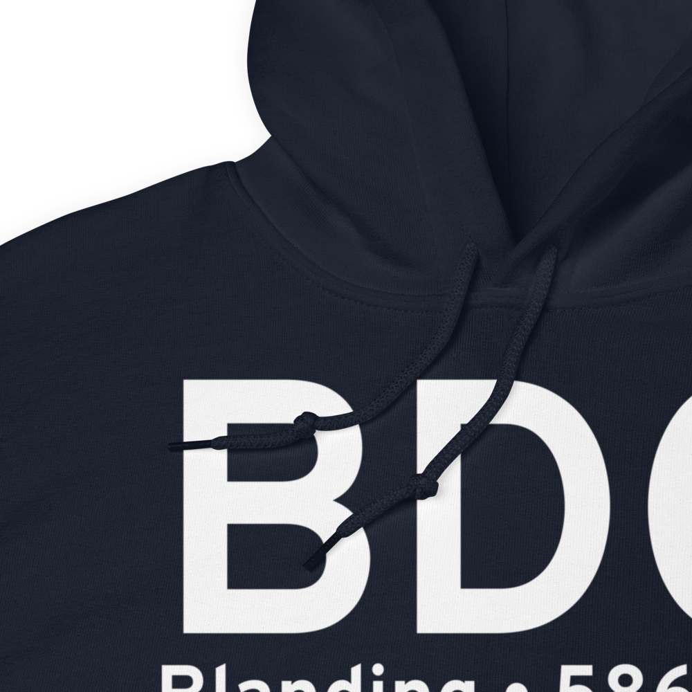 Blanding (KBDG) Airport Hoodie Sweatshirt 