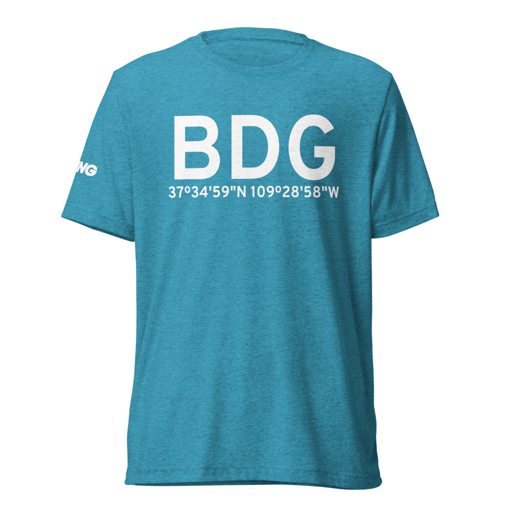 Blanding (KBDG) Airport Tri-blend T-Shirt 