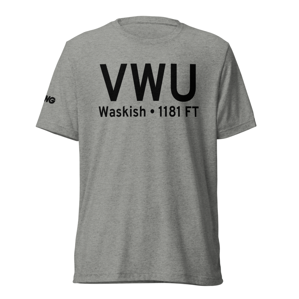 Waskish (KVWU) Airport Tri-blend T-Shirt 
