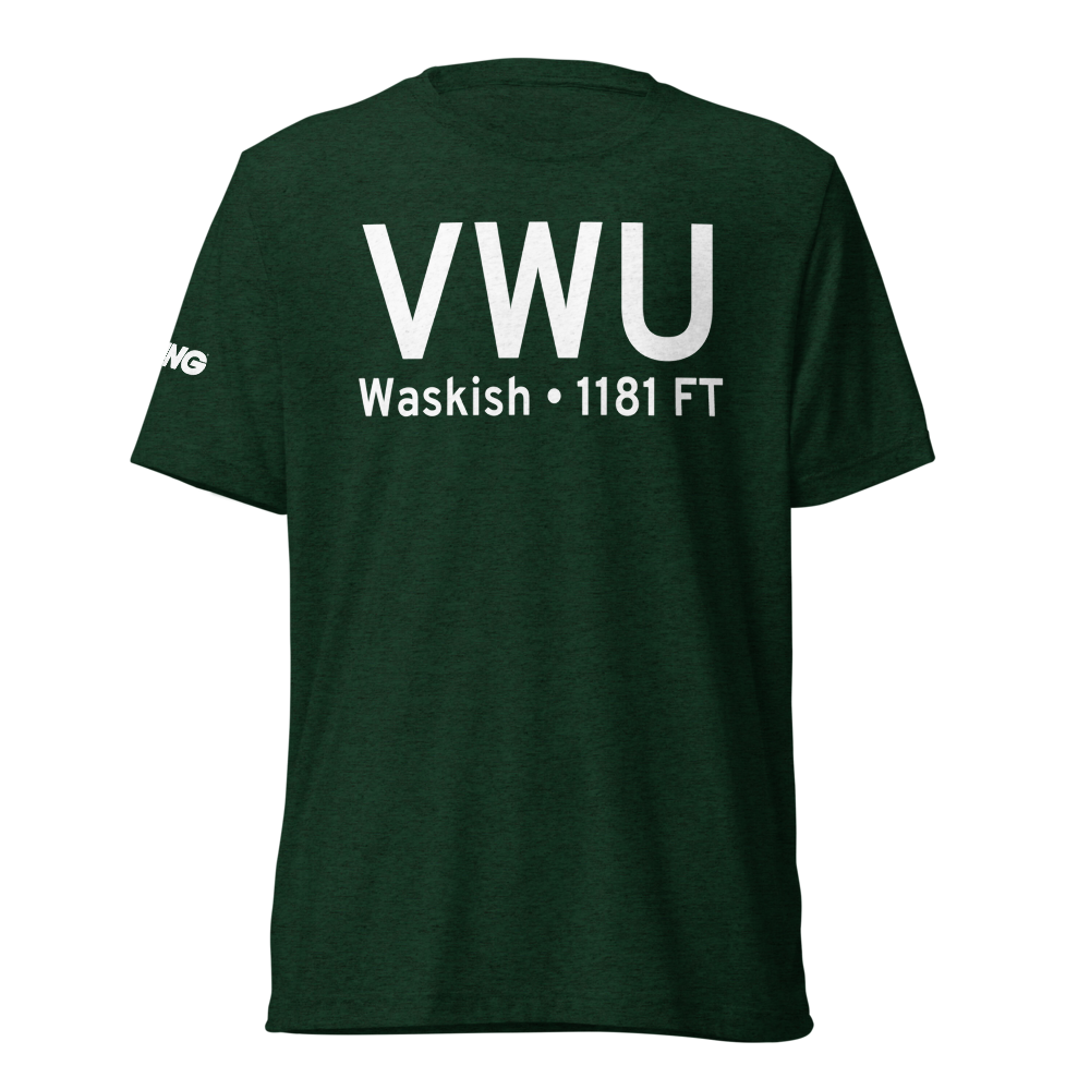 Waskish (KVWU) Airport Tri-blend T-Shirt 