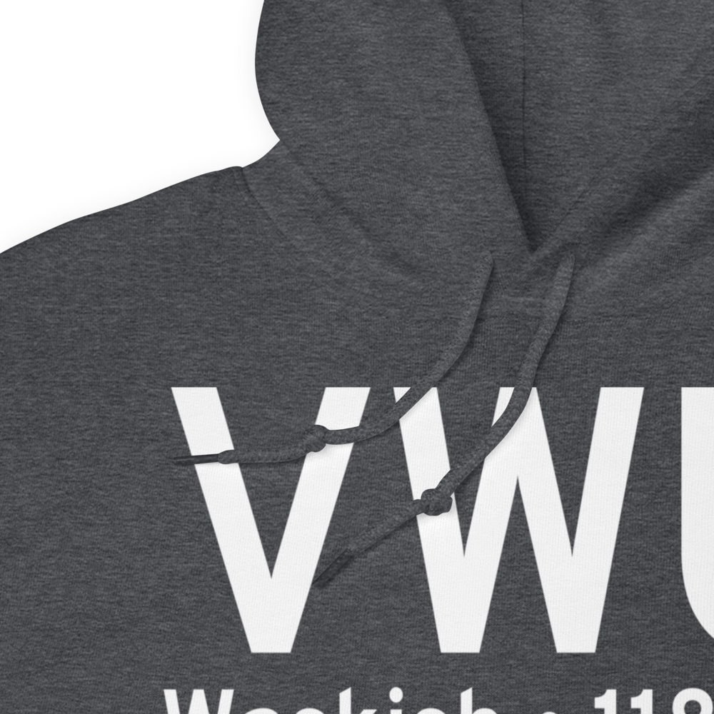 Waskish (KVWU) Airport Hoodie Sweatshirt 