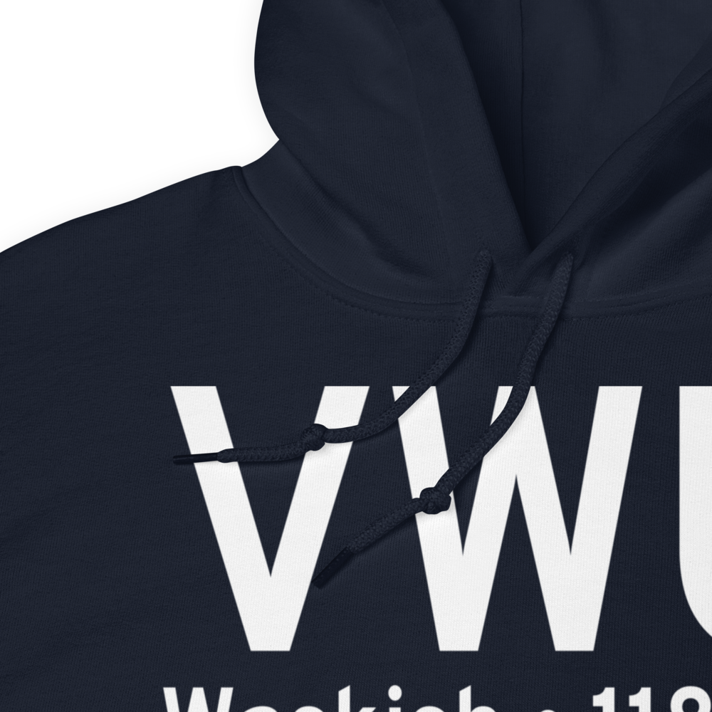 Waskish (KVWU) Airport Hoodie Sweatshirt 