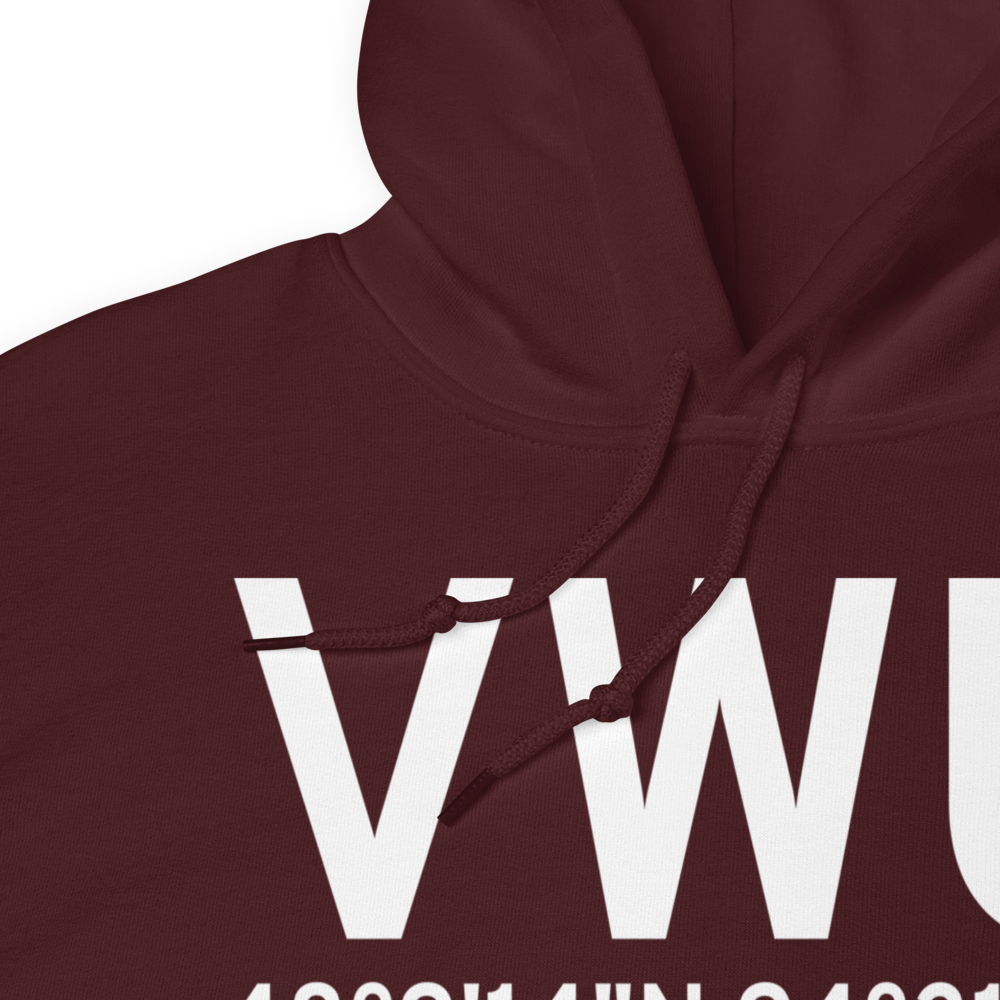 Waskish (KVWU) Airport Hoodie Sweatshirt 