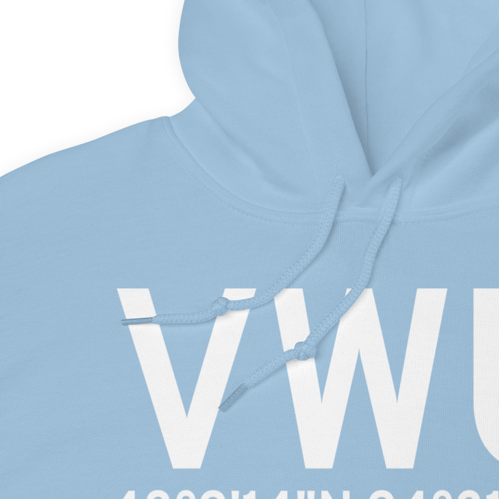 Waskish (KVWU) Airport Hoodie Sweatshirt 