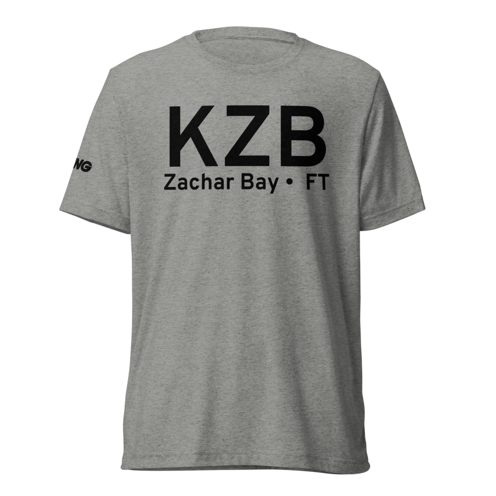 Zachar Bay (KZB) Airport Tri-blend T-Shirt 