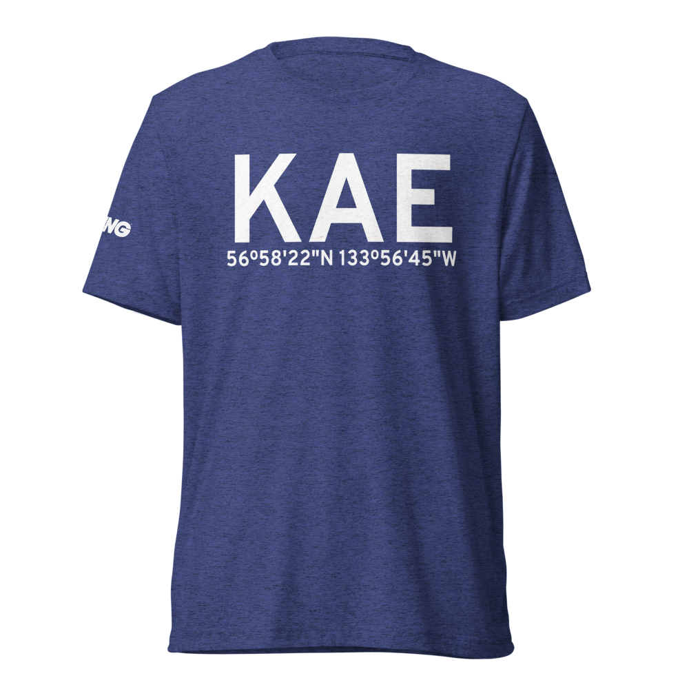 Kake (KAE) Airport Tri-blend T-Shirt 