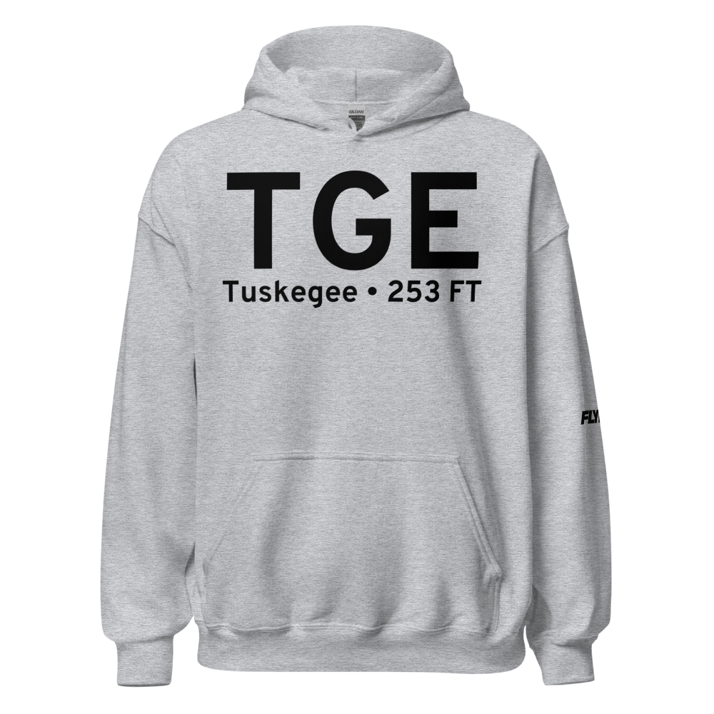 Tuskegee (AL73) Airport Hoodie Sweatshirt 