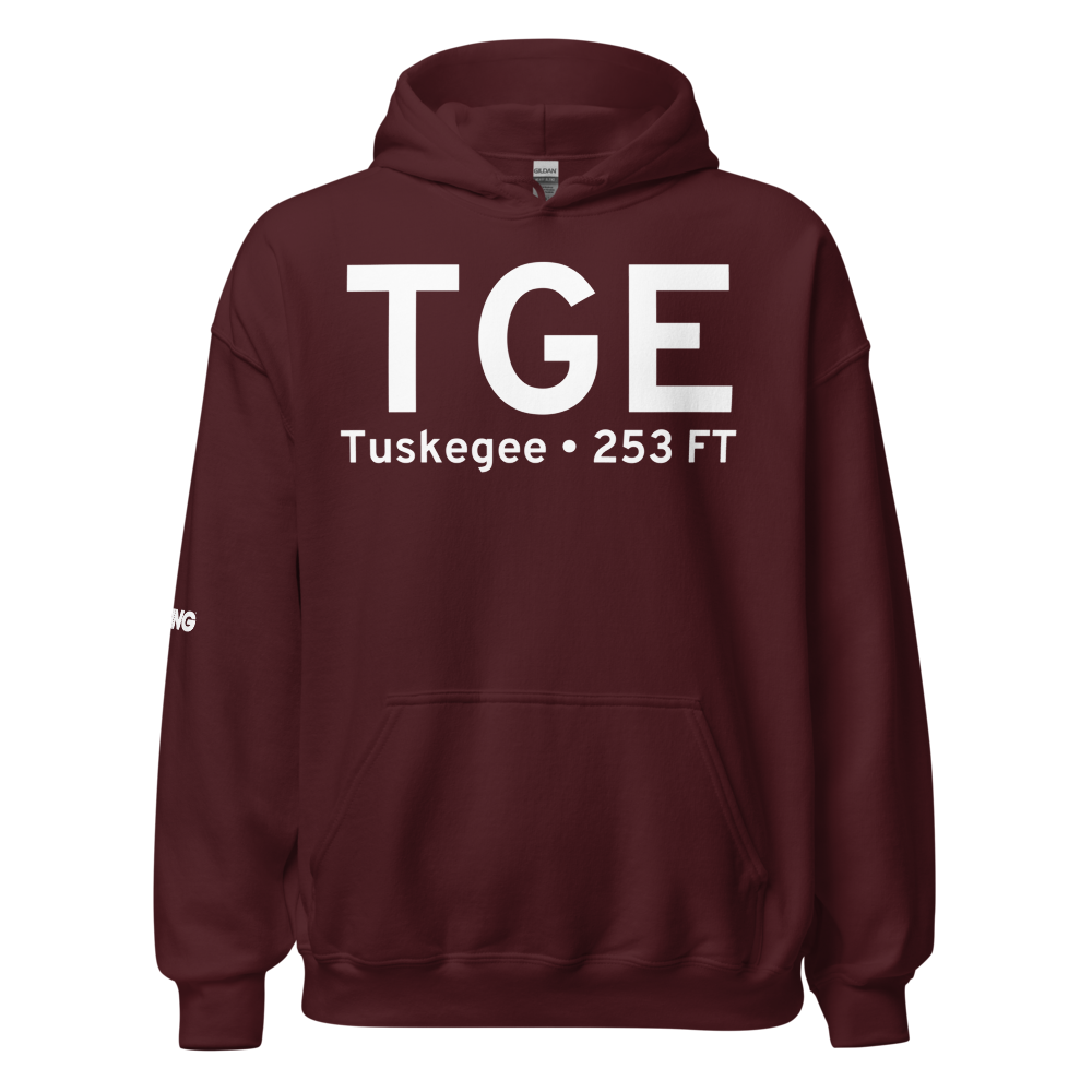 Tuskegee (AL73) Airport Hoodie Sweatshirt 