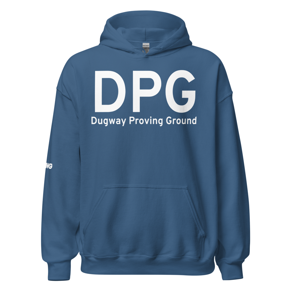Dugway Proving Ground (KDPG) Airport Hoodie Sweatshirt 