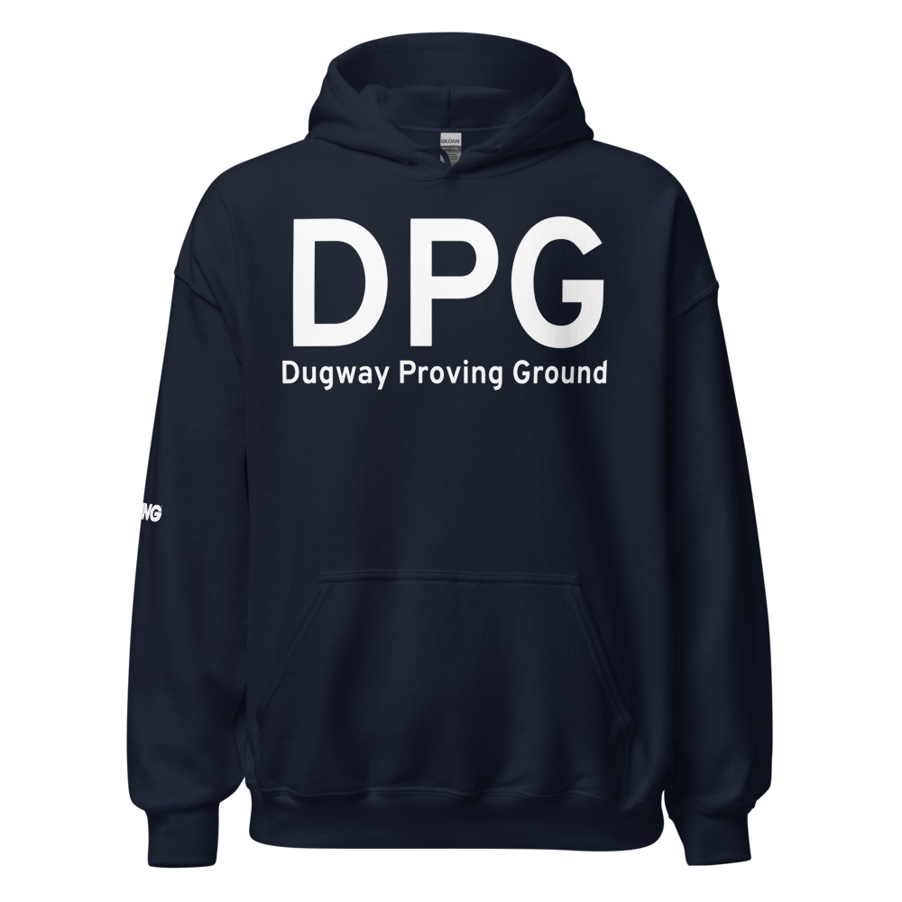 Dugway Proving Ground (KDPG) Airport Hoodie Sweatshirt 