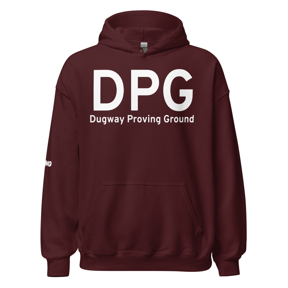Dugway Proving Ground (KDPG) Airport Hoodie Sweatshirt 