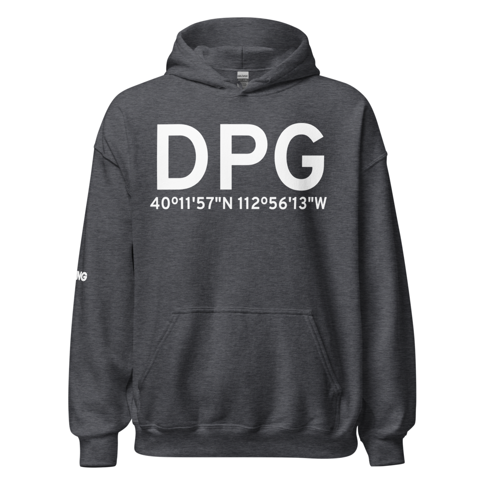 Dugway Proving Ground (KDPG) Airport Hoodie Sweatshirt 