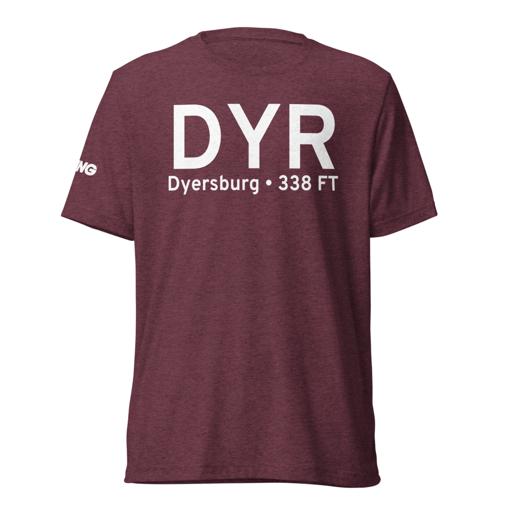 Dyersburg (KDYR) Airport Tri-blend T-Shirt 