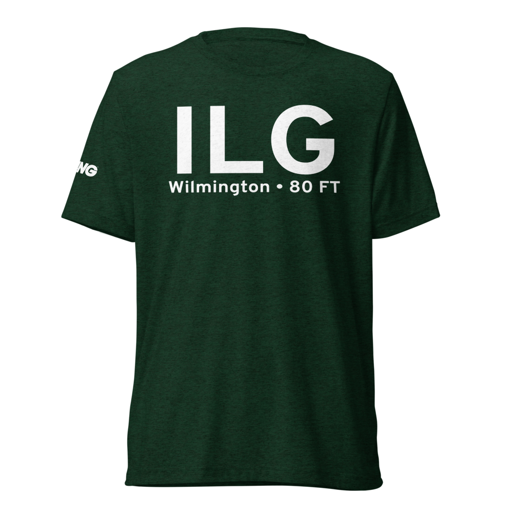Wilmington (KILG) Airport Tri-blend T-Shirt 