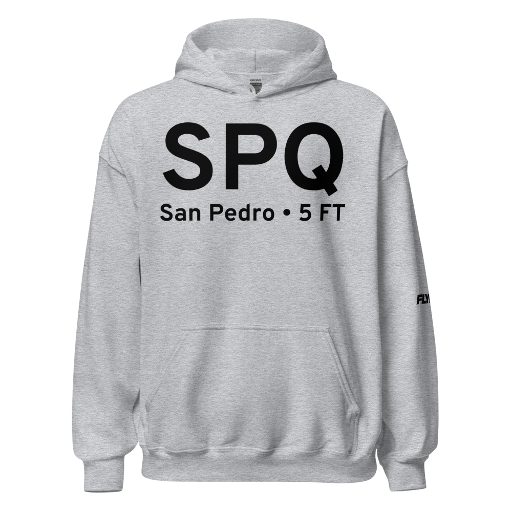 San Pedro (6CA3) Airport Hoodie Sweatshirt 