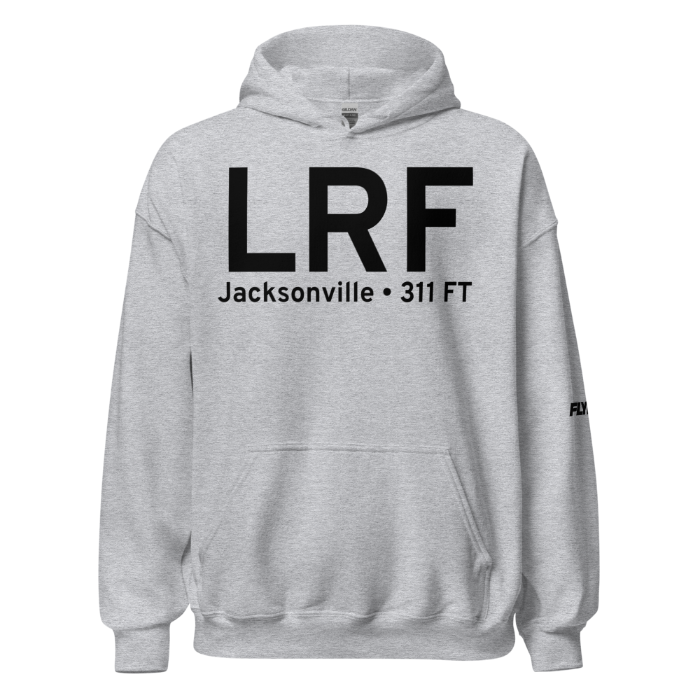 Jacksonville (KLRF) Airport Hoodie Sweatshirt 