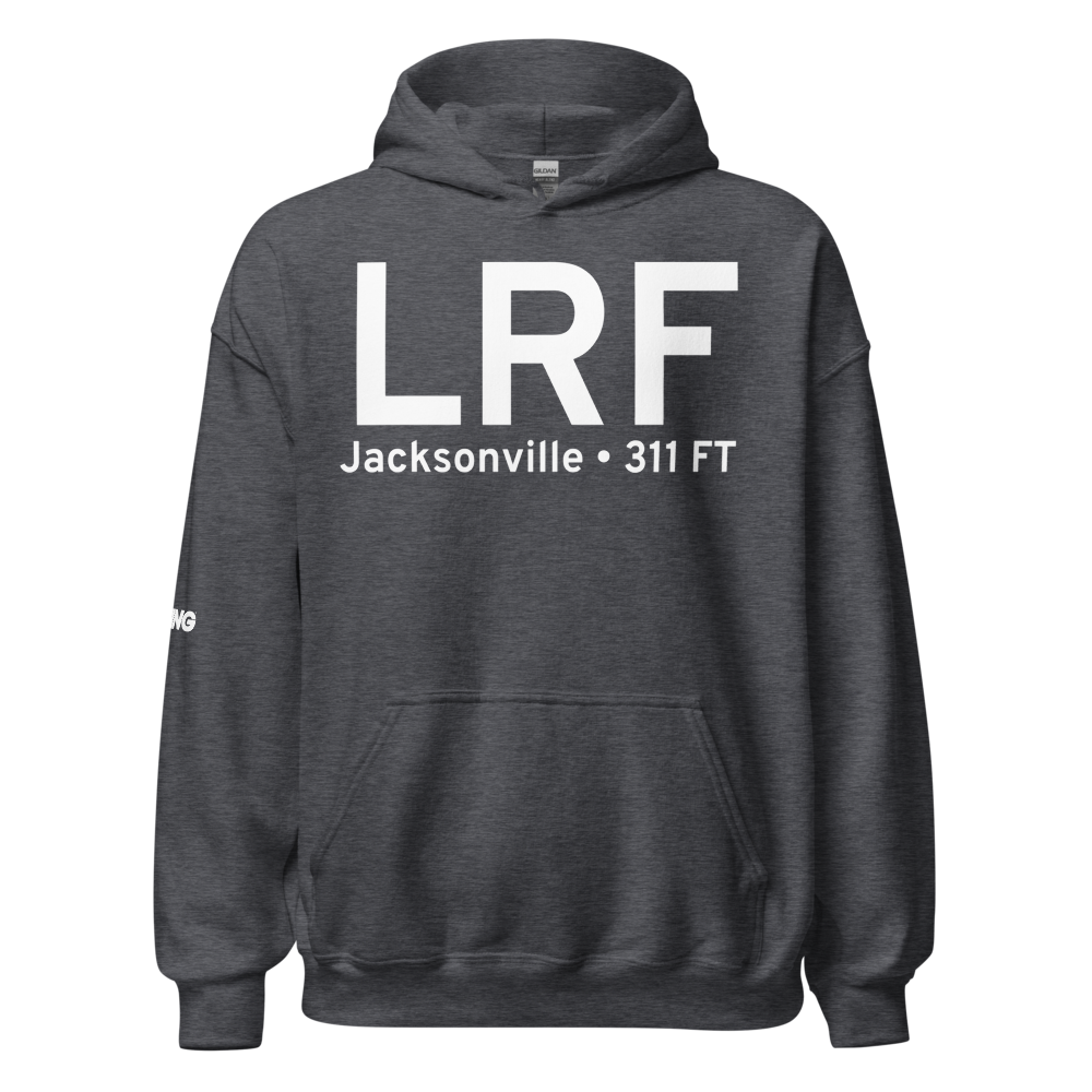Jacksonville (KLRF) Airport Hoodie Sweatshirt 