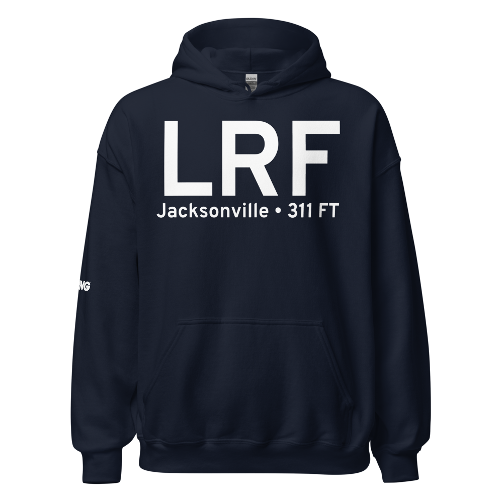 Jacksonville (KLRF) Airport Hoodie Sweatshirt 