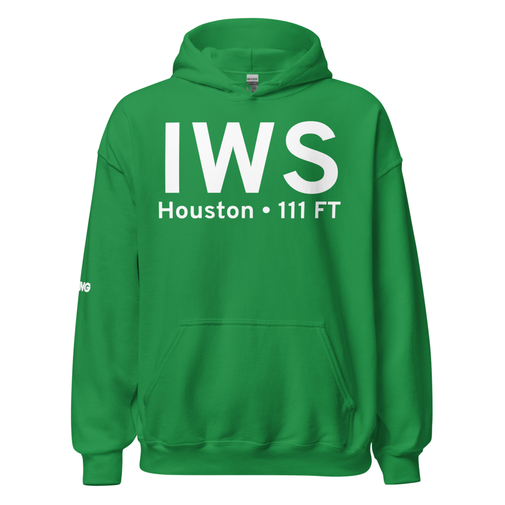 Houston (KIWS) Airport Hoodie Sweatshirt 
