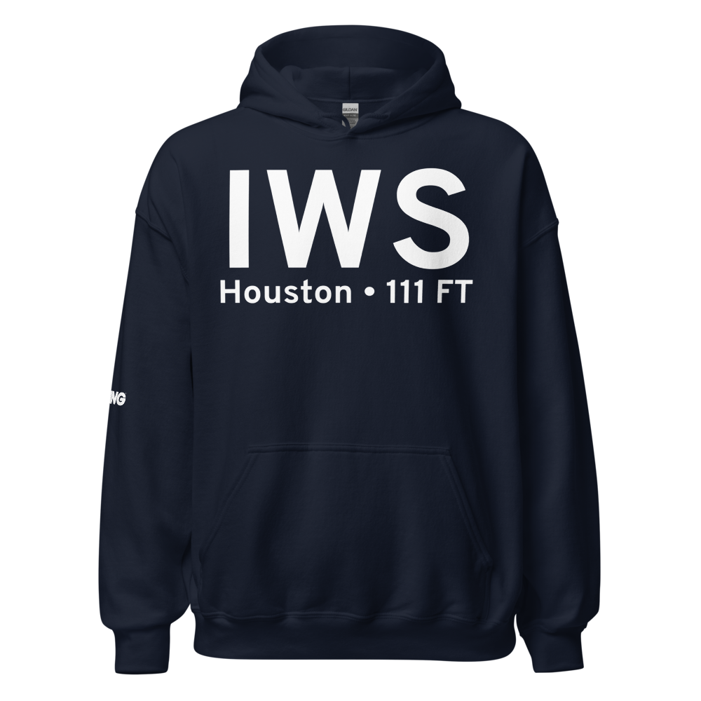 Houston (KIWS) Airport Hoodie Sweatshirt 