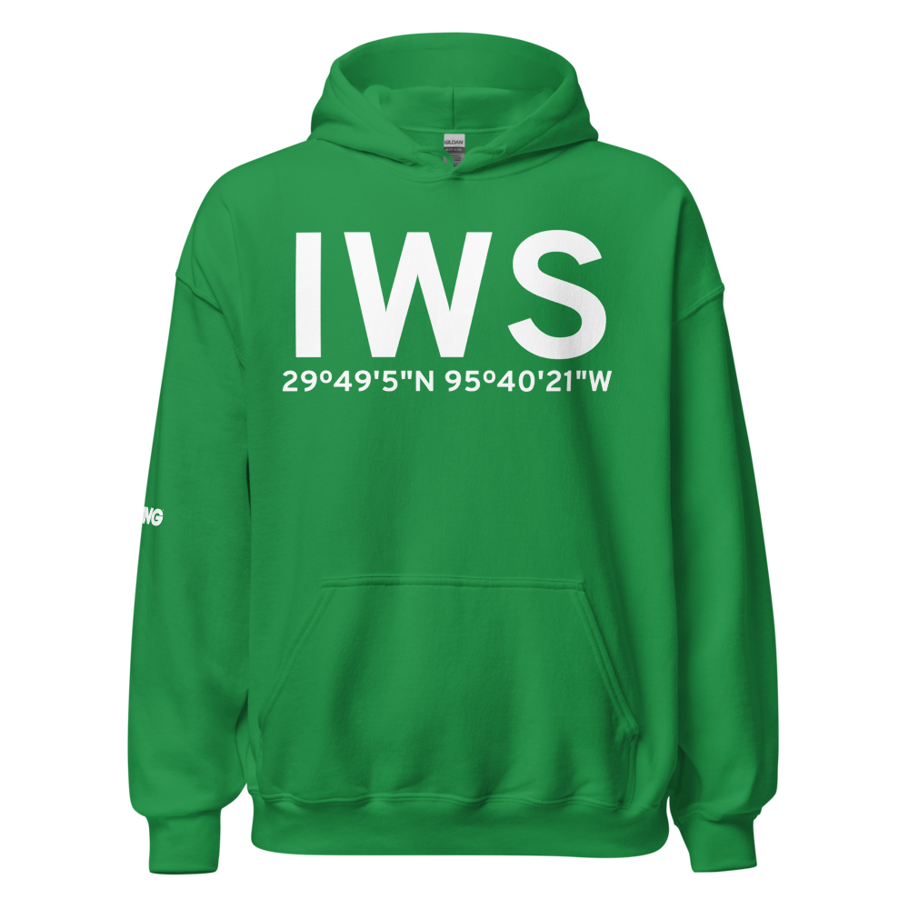 Houston (KIWS) Airport Hoodie Sweatshirt 