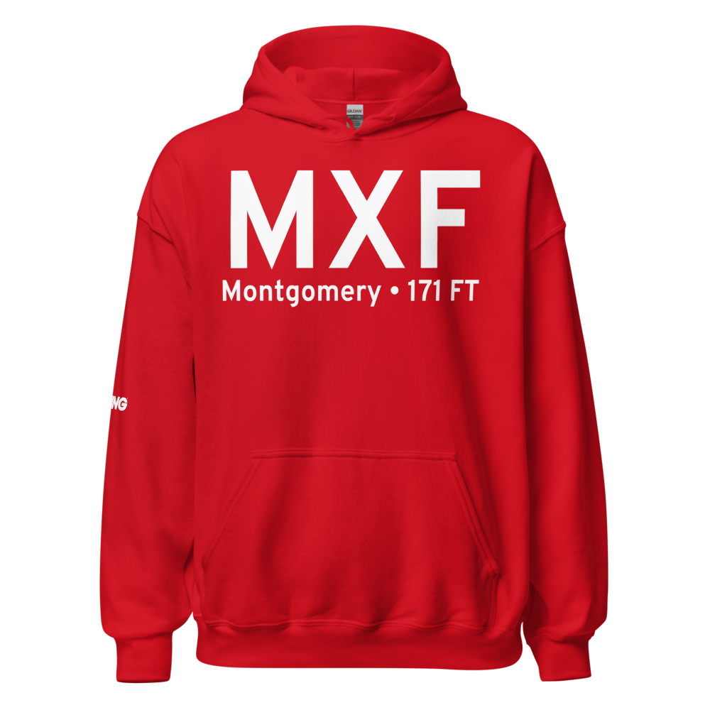 Montgomery (KMXF) Airport Hoodie Sweatshirt 