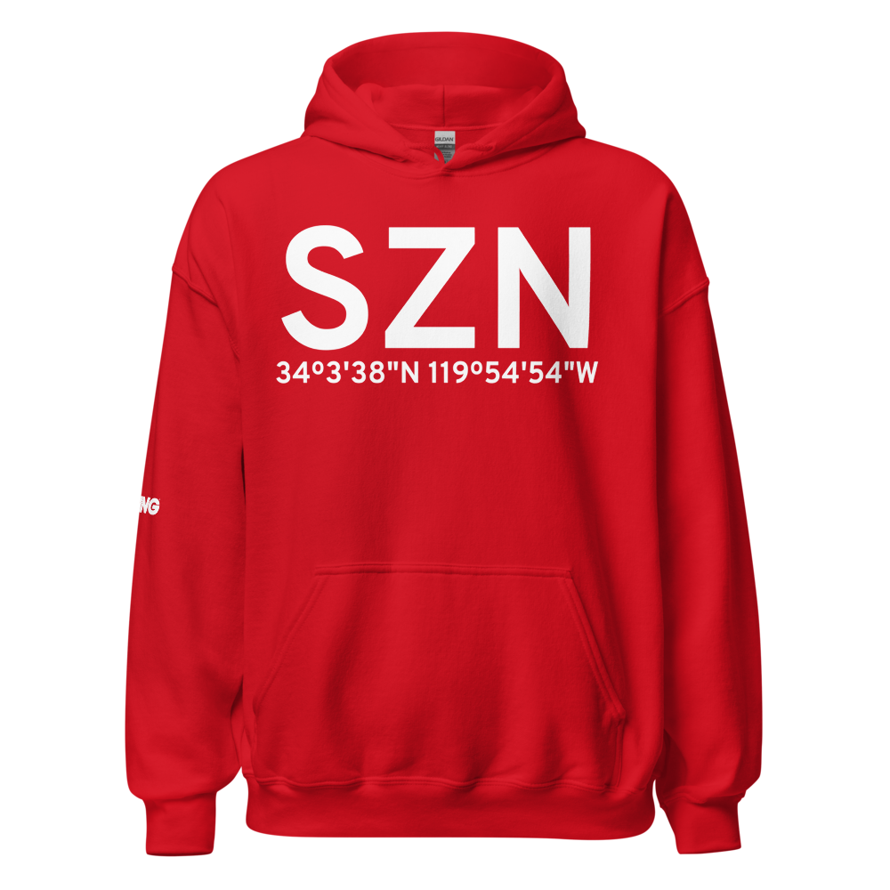 Santa Barbara (SZN) Airport Hoodie Sweatshirt 