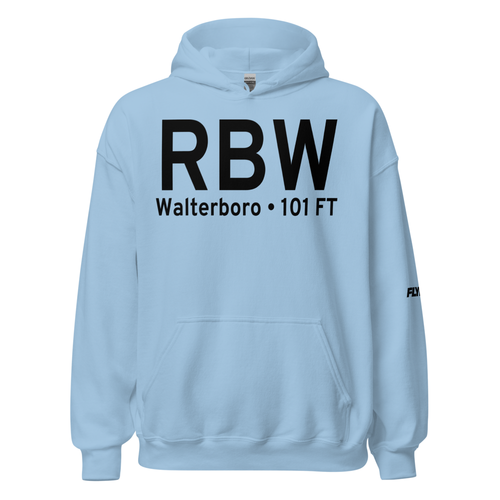 Walterboro (KRBW) Airport Hoodie Sweatshirt 