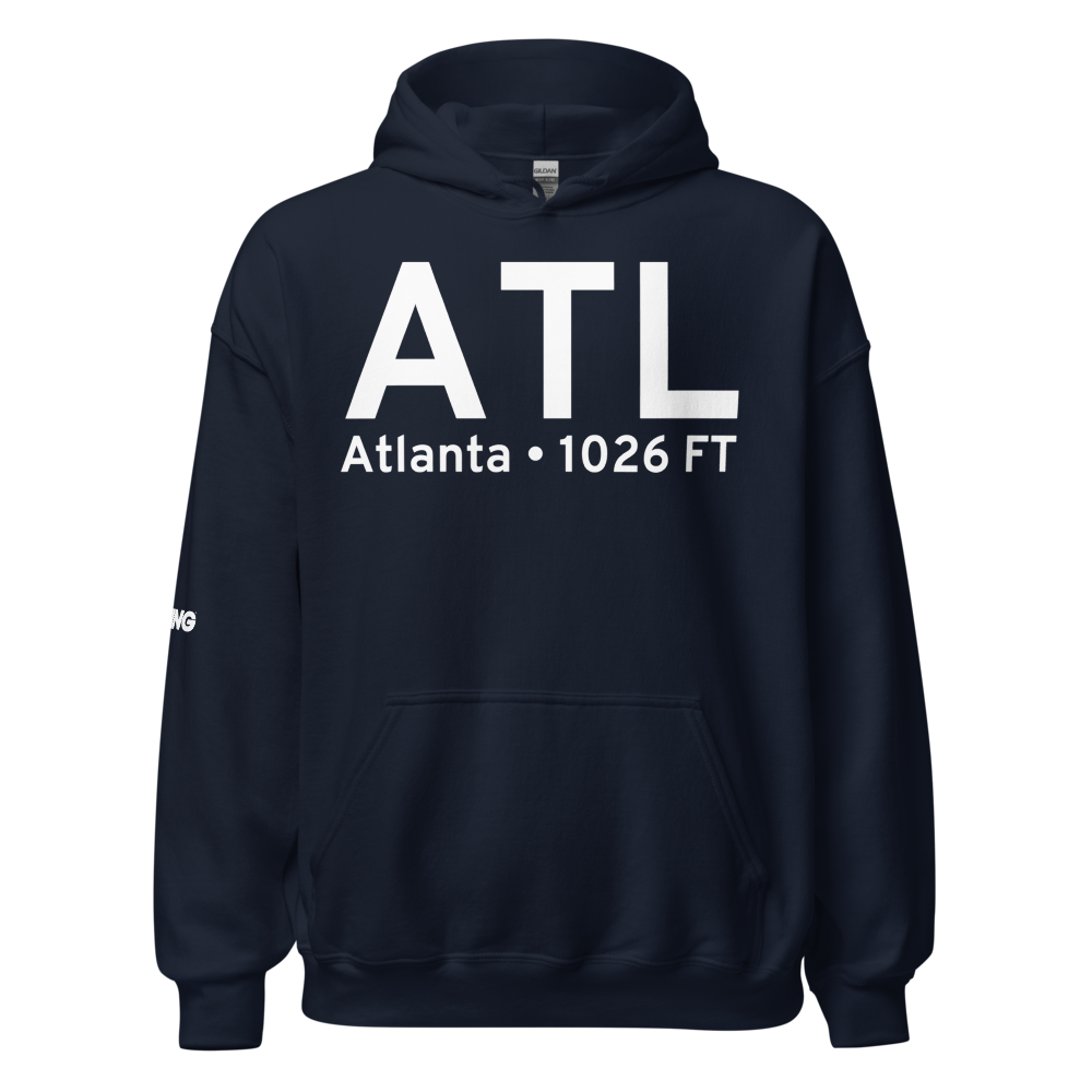 Atlanta (KATL) Airport Hoodie Sweatshirt 