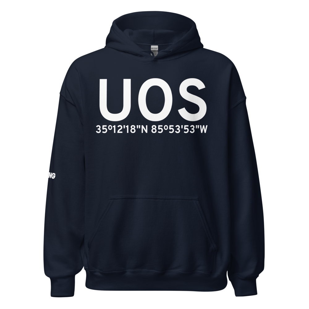 Sewanee (KUOS) Airport Hoodie Sweatshirt 