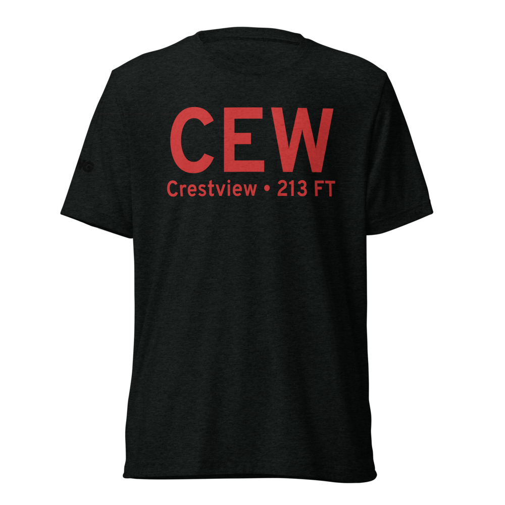 Crestview (KCEW) Airport Tri-blend T-Shirt 