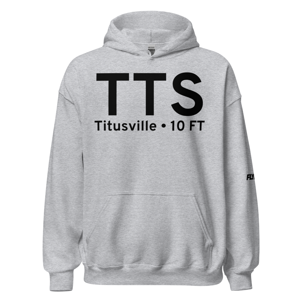 Titusville (KTTS) Airport Hoodie Sweatshirt 