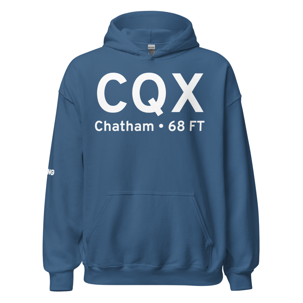 Chatham (KCQX) Airport Hoodie Sweatshirt 
