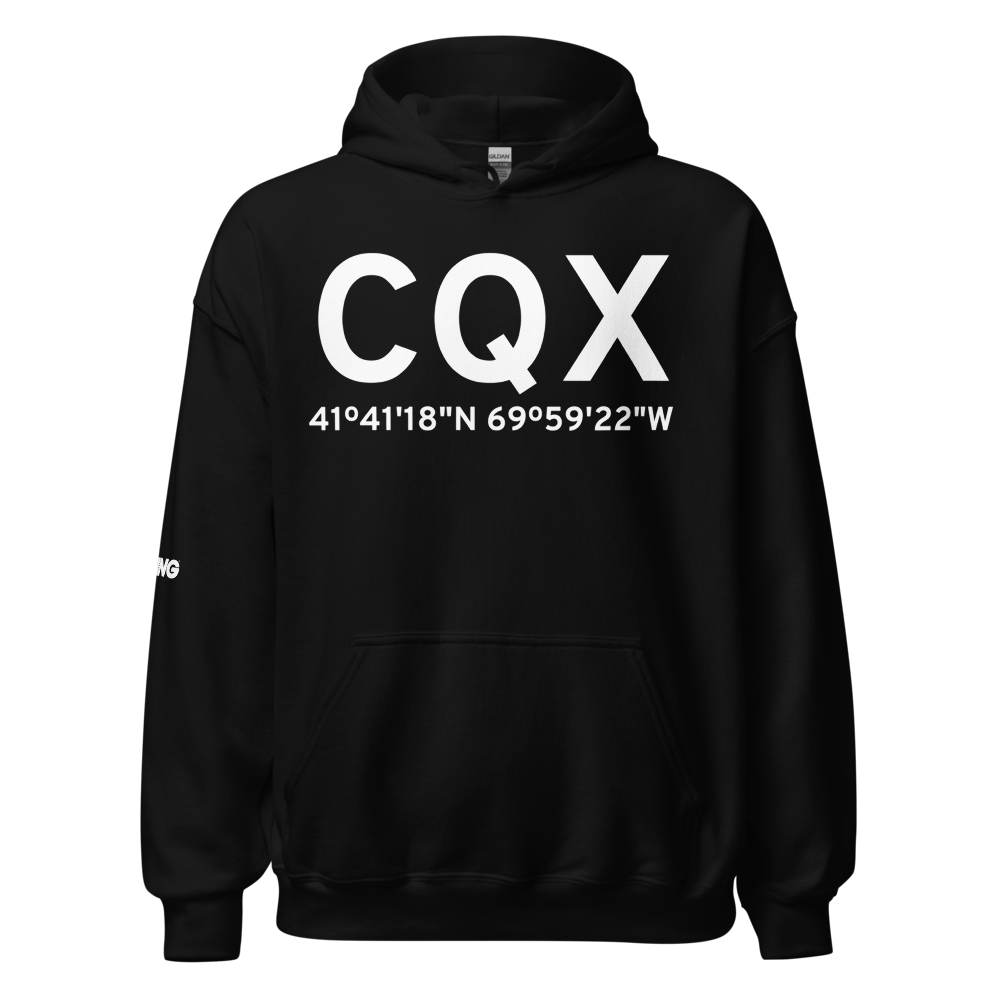 Chatham (KCQX) Airport Hoodie Sweatshirt 