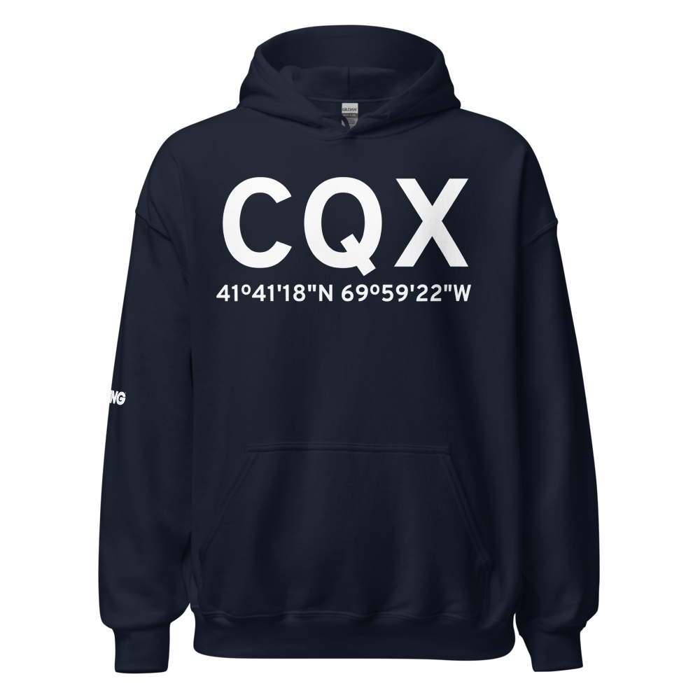 Chatham (KCQX) Airport Hoodie Sweatshirt 