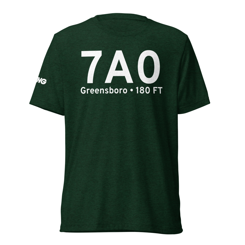 Greensboro (K7A0) Airport Tri-blend T-Shirt 