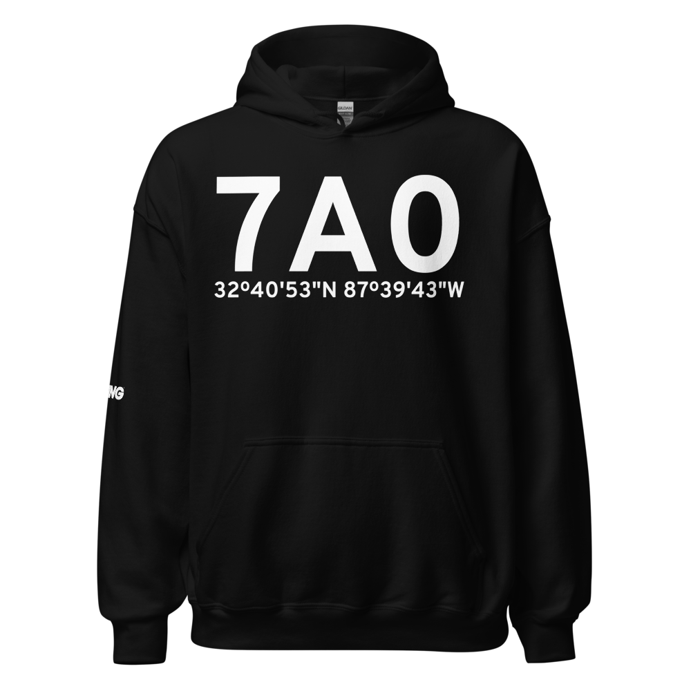 Greensboro (K7A0) Airport Hoodie Sweatshirt 