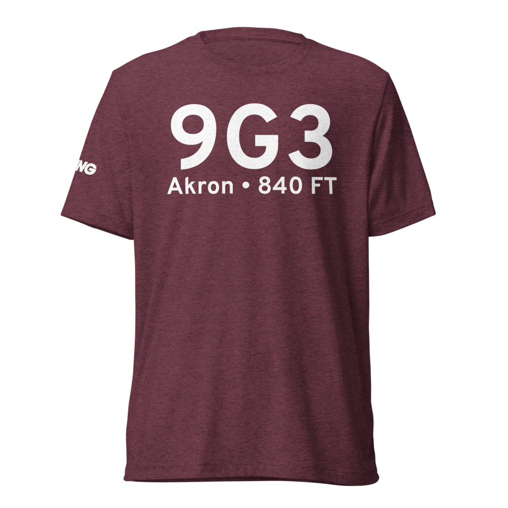 Akron (K9G3) Airport Tri-blend T-Shirt 