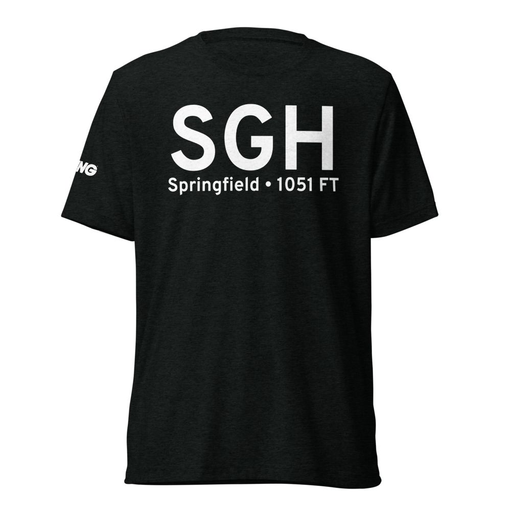 Springfield (KSGH) Airport Tri-blend T-Shirt 