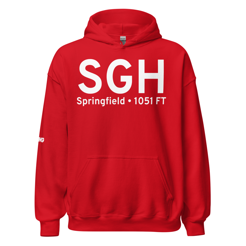 Springfield (KSGH) Airport Hoodie Sweatshirt 