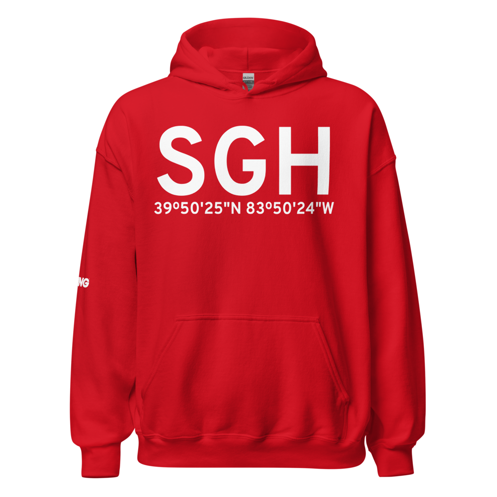 Springfield (KSGH) Airport Hoodie Sweatshirt 