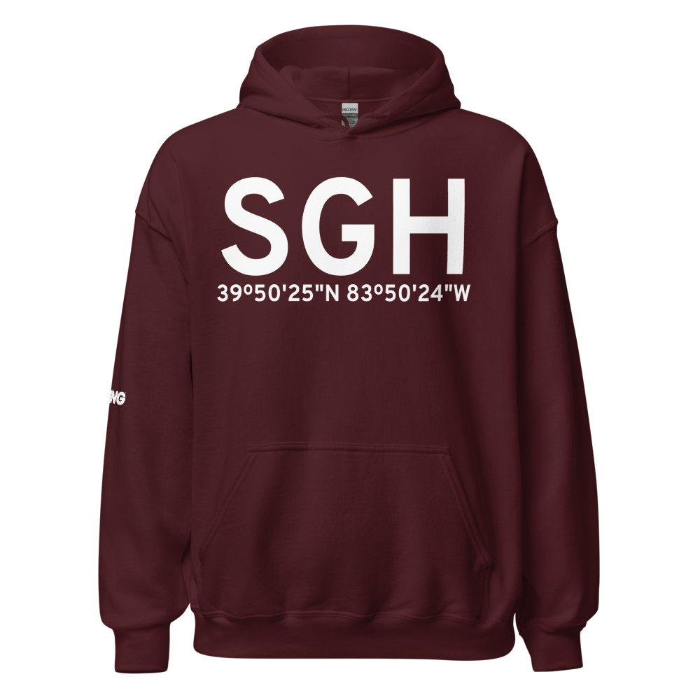 Springfield (KSGH) Airport Hoodie Sweatshirt 