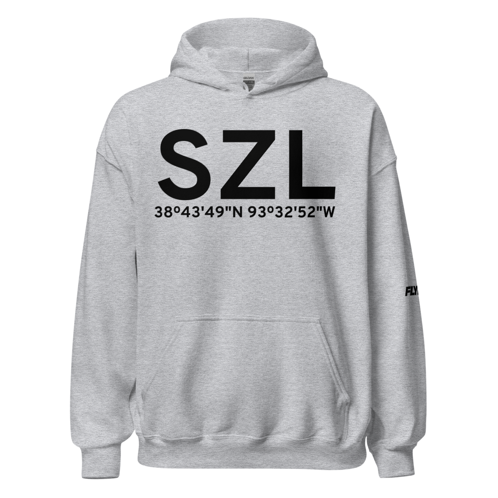 Knob Noster (KSZL) Airport Hoodie Sweatshirt 